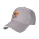 Black baseball cap with whimsical miso soup character graphic