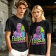 Olive Graphic T-Shirt With ElisaSue Artwork And Slogan
