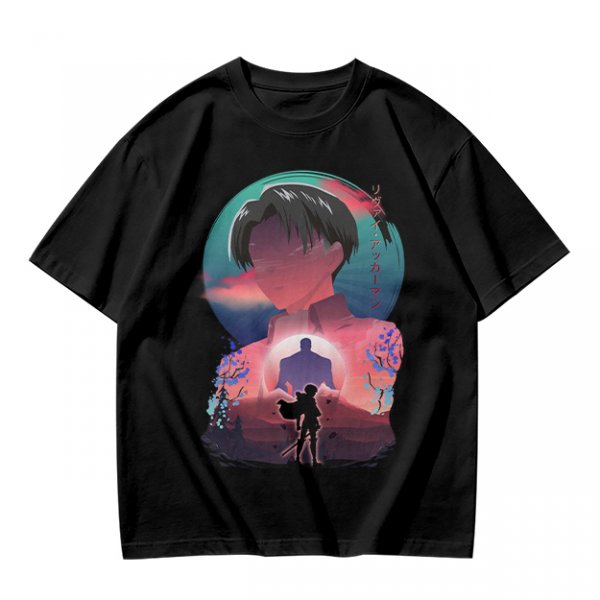 Attack on Titan Levi Ackerman Graphic Anime T-Shirt