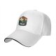 Black Baseball Cap with Retro Outdoor Landscape Graphic Patch
