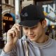Black Baseball Cap With Knight By Campfire Graphic Print
