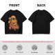 Olive Green Retro Graphic T-Shirt with "I Hate People" Print