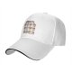 Black Baseball Cap With Domestic Cat Behavior Illustrations