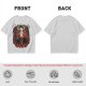 One Piece Luffy Graphic Print Olive T-Shirt