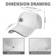Black baseball cap with vintage cartoon character graphic