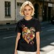 Olive T-Shirt With Heart Shaped Sushi Food Art Print