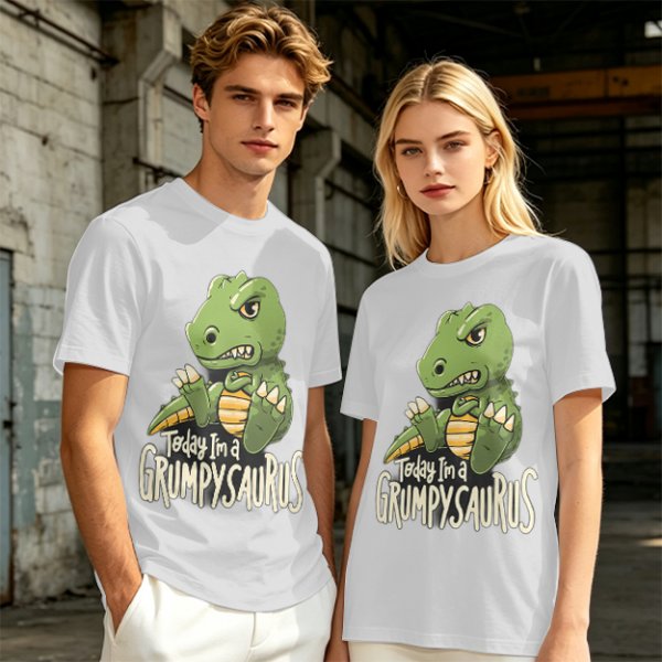 Grumpy Dinosaur T-Shirt for Kids Today I'm a Grumpysaurus