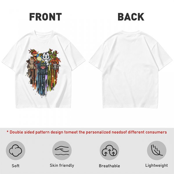 Olive T-Shirt With Cute How To Train Your Dragon Character Print