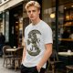 Olive T-shirt with 'I Drink And I Know Things' Lion Beer Graphic