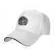 Black Baseball Cap With Anime Swordsman Graphic Print