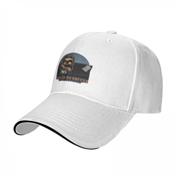 Sloth Fueled By Coffee And Mild Resentment Baseball Cap