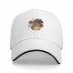 Black baseball cap with autumn Totoro graphic design