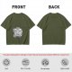 Funny duct tape and WD-40 flowchart graphic olive t-shirt