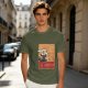 Olive Green T-Shirt with King from The Owl House Titan Noir Print