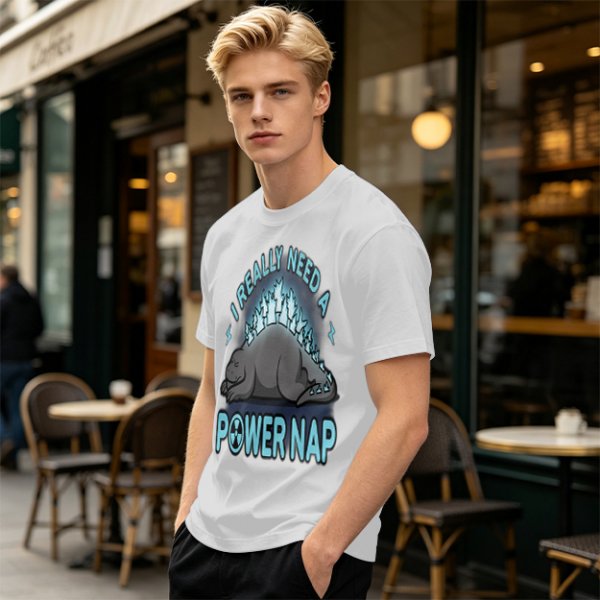 I Really Need A Power Nap Godzilla Sleeping T-Shirt