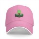 Black Baseball Cap With Green Silhouette Art Print