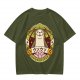 Otter with Straw Hat Graphic Tee Design