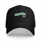 Black Baseball Cap With Green Scandalacious Graphic Print