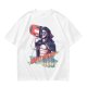 Olive Graphic T-Shirt with Muscular Figure Holding Red Device and Night Watch Text