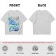 Olive green t-shirt with a slime jam graphic design