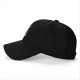 Black baseball cap with Stay Gold graphic print featuring four characters