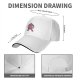 Black Baseball Cap With Pink Fairy Princess Graphic Print