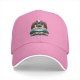 Black baseball cap with stacked Totoro characters in rainy scene