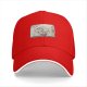 Black Baseball Cap With Elephant In Box Graphic Print