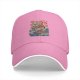 Black Baseball Cap with Japanese Ramen Wave Art Print