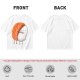 Olive T-shirt with Cute Hugging Salmon Sushi and Rice Print