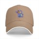 Black Baseball Cap With Cartoon Dog Characters Graphic