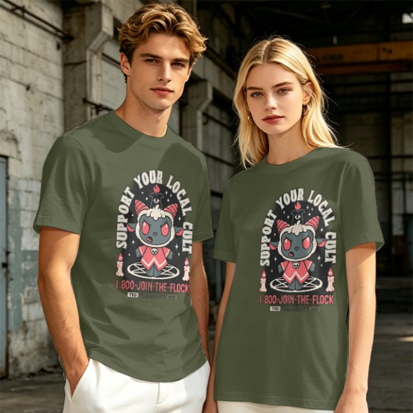 Support Your Local Cult Join The Flock Graphic T-Shirt