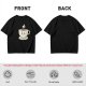 Olive Green T-Shirt With Cute Smiling Steaming Coffee Cup Print