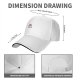 Black Baseball Cap With Cute Bloody Ghost Graphic
