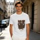 Black Coffee Skull Ghosts Graphic Olive Green T-Shirt