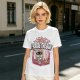 Olive t-shirt with cartoon knight 'Praise the Sun' graphic
