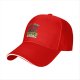 Black baseball cap with funny admitting wrong cat graphic