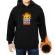 Good Morning World Sarcastic Sunshine Black Hoodie