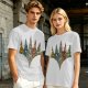 Magic The Gathering Five Mana Symbols Graphic T-Shirt