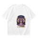 Olive Graphic T-Shirt with Wizard Cat and Stardust & Caffeine Print