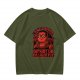 Olive Graphic T-Shirt With 'I Have 2 Moods: Dipshit Or Delightful' Print