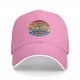 Black Baseball Cap With Retro Ramen Bowl Graphic Design