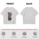 Olive T-shirt with Grim Reaper Cat 'Feed Me Or Else' Print