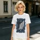 Olive T-Shirt With Attack on Titan Survey Corps Wings Print