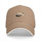 Black Baseball Cap With Playful Opossum Graphic Design