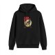 Black Hoodie With Super Dark Knight Sun Graphic Print