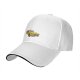 Black Baseball Cap With Vintage Yellow Taxi Print