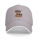 Black Baseball Cap With Cute Rottweiler Puppy Graphic Print