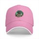Black baseball cap with Attack on Titan anime graphic print