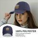 Black Baseball Cap With Grilled Smiling Burger Graphic